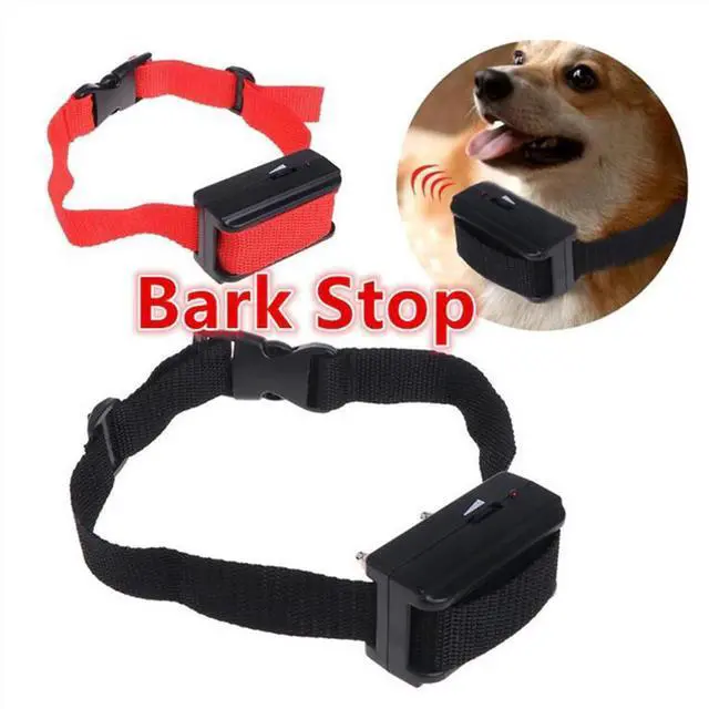 Alt view image 7 of 7 - Automatic Anti Bark Barking Dog Shock Control COLLAR Device Small Medium Large - Red