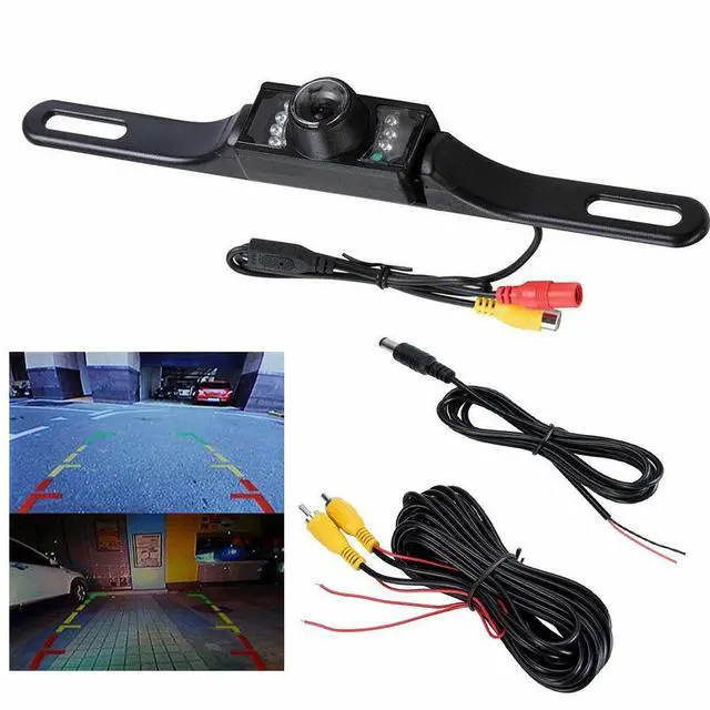 Alt view image 4 of 7 - Wide 170° Night Vision Car Rear View Reverse Backup Parking Camera Waterproof