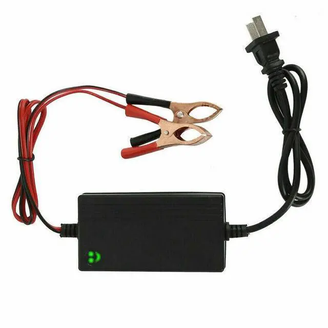Alt view image 7 of 7 - Portable 12V Auto Car Battery Charger Truck Trickle Maintainer Boat Motorcycle