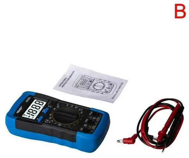 Alt view image 4 of 7 - Digital Multimeter AC DC Voltmeter Ammeter Ohmmeter Volt Tester Meter XL830L USA