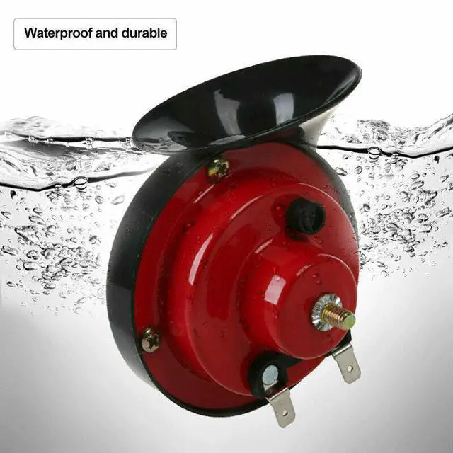 Alt view image 5 of 7 - 2PC 12V 300DB Super Loud Train Air Horn Waterproof Motorcycle Car Truck SUV Boat