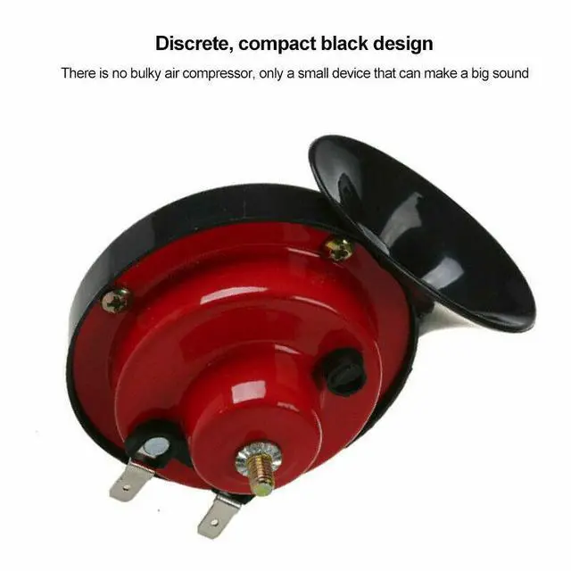 Alt view image 6 of 7 - 2PC 12V 300DB Super Loud Train Air Horn Waterproof Motorcycle Car Truck SUV Boat