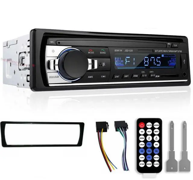 Main image of Bluetooth Car Stereo Audio In-Dash FM Aux Input Receiver SD USB MP3 Radio Player