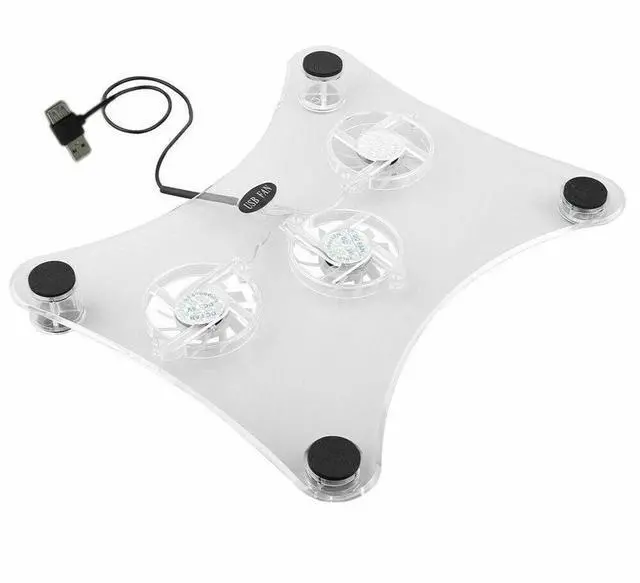 Main image of 3 Fans USB Cooler Cooling Pad Stand LED Light Radiator For Laptop PC Notebook