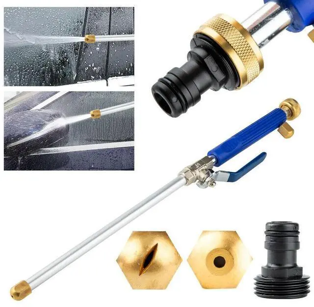Alt view image 3 of 7 - High Pressure Power Washer Water Spray Gun Nozzle Wand Attachment Garden Hose