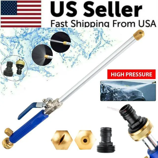Alt view image 2 of 7 - High Pressure Power Washer Water Spray Gun Nozzle Wand Attachment Garden Hose