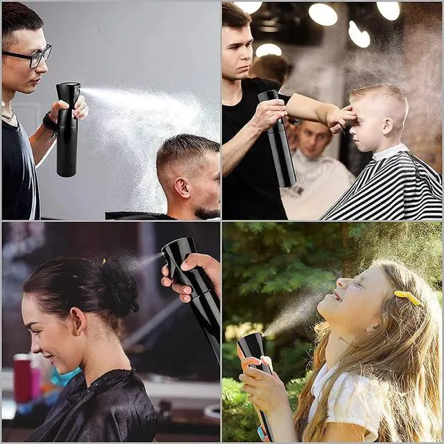 Alt view image 5 of 7 - Continuous Mist Hair Spray Bottle Barber Water Sprayer Salon Plant Mister Tools - 150ML
