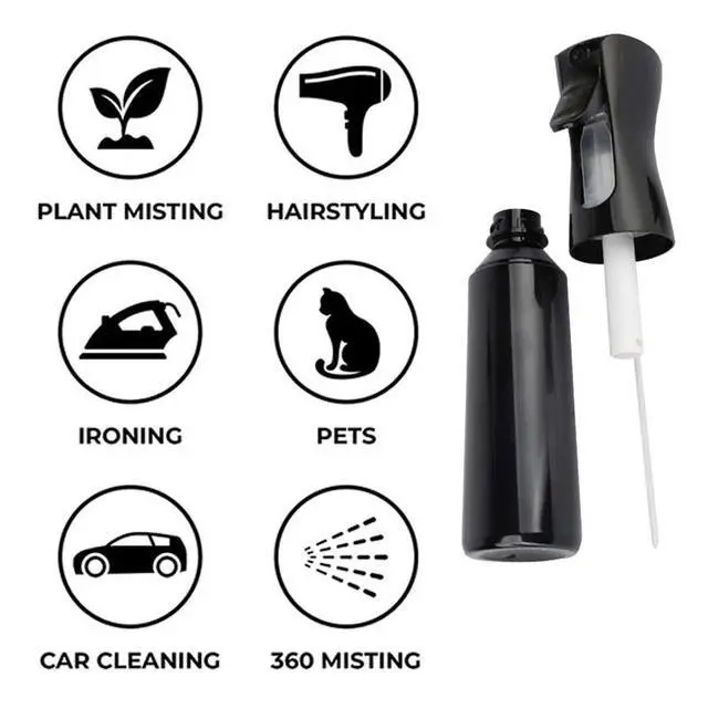Alt view image 7 of 7 - Continuous Mist Hair Spray Bottle Barber Water Sprayer Salon Plant Mister Tools - 150ML