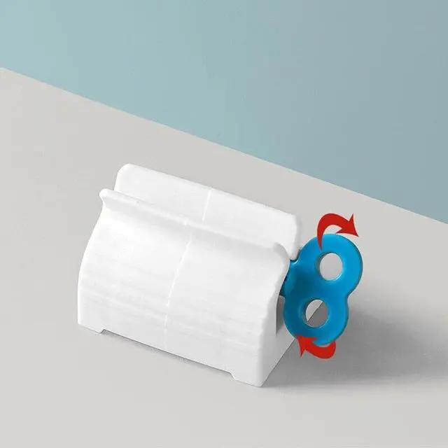 Alt view image 5 of 7 - 6x Toothpaste Squeezer Bathroom Tube Easy Stand Dispenser Rolling Holder Seat - 3 Pack
