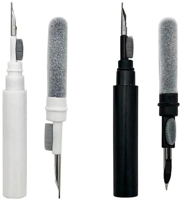 Alt view image 3 of 7 - Cleaning Pen For Airpods Pro 1 2 Earphones Cleaner Kit Soft Brush Case Earbuds - White