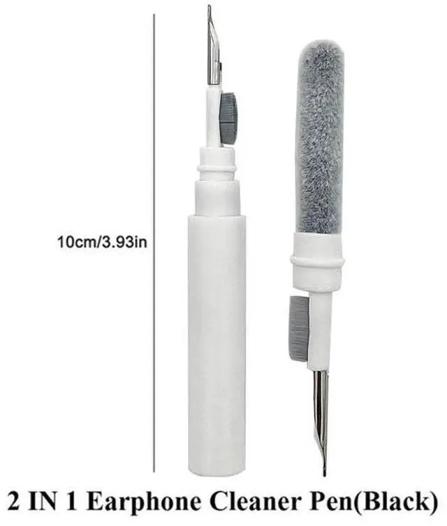 Alt view image 7 of 7 - Cleaning Pen For Airpods Pro 1 2 Earphones Cleaner Kit Soft Brush Case Earbuds - White
