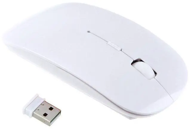 Main image of 2.4GHz USB Wireless Optical Mouse Mice For Apple Mac Macbook Pro Air PC - White