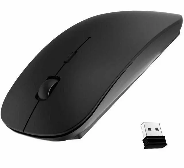 Main image of 2.4GHz USB Wireless Optical Mouse Mice For Apple Mac Macbook Pro Air PC - Black