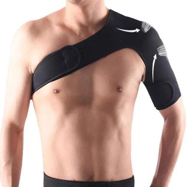 Main image of Shoulder Brace Support Compression Sleeve Torn Rotator Cuff Relief Joint AC Pain - Left