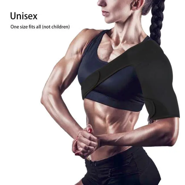 Alt view image 3 of 7 - Shoulder Brace Support Compression Sleeve Torn Rotator Cuff Relief Joint AC Pain - Right
