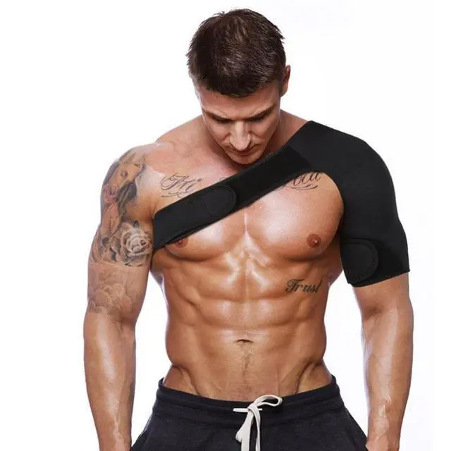 Alt view image 6 of 7 - Shoulder Brace Support Compression Sleeve Torn Rotator Cuff Relief Joint AC Pain - Right