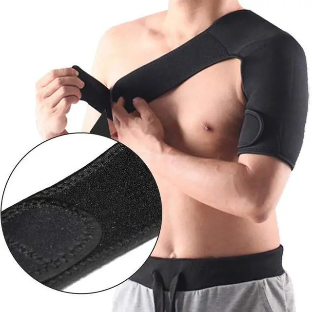 Alt view image 7 of 7 - Shoulder Brace Support Compression Sleeve Torn Rotator Cuff Relief Joint AC Pain - Right
