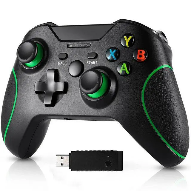 Alt view image 2 of 7 - Wireless Controller For Microsoft Xbox One S / X / E / Windows 7 8 10 11 PC 2.4G - Black