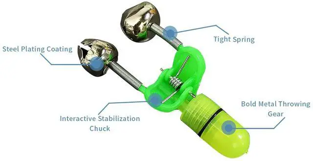 Alt view image 4 of 7 - 10/40 PC LED Night Fishing Bite Bait Alarm 2 Bells Light Rod Tip Clip Alert Ring - 20 Pack