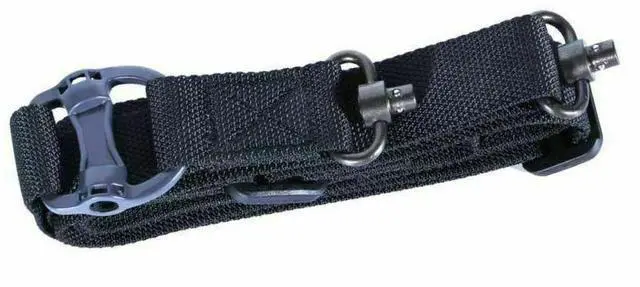 Alt view image 2 of 7 - Retro Tactical Adjust Quick Detach QD 1 2 Point Multi Mission 1.2" Rifle Sling - Black