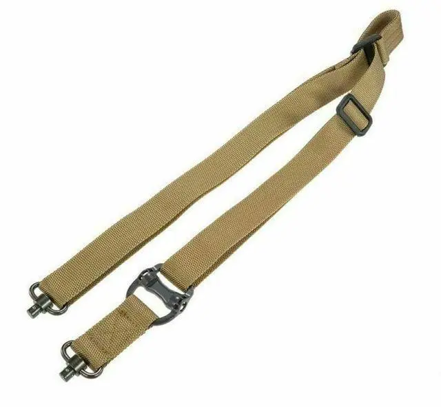 Alt view image 4 of 7 - Retro Tactical Adjust Quick Detach QD 1 2 Point Multi Mission 1.2" Rifle Sling - Black