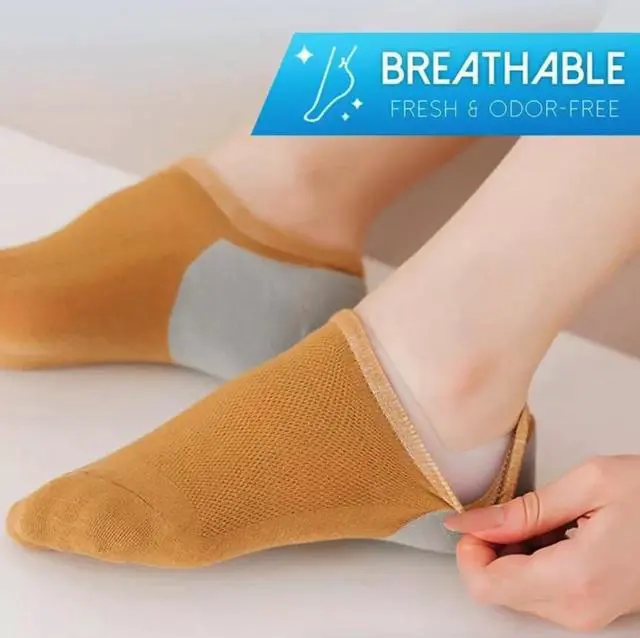 Alt view image 4 of 7 - Concealed Footbed Enhancers Invisible Height Increase Silicone Insoles Pads USA - 5CM Lift