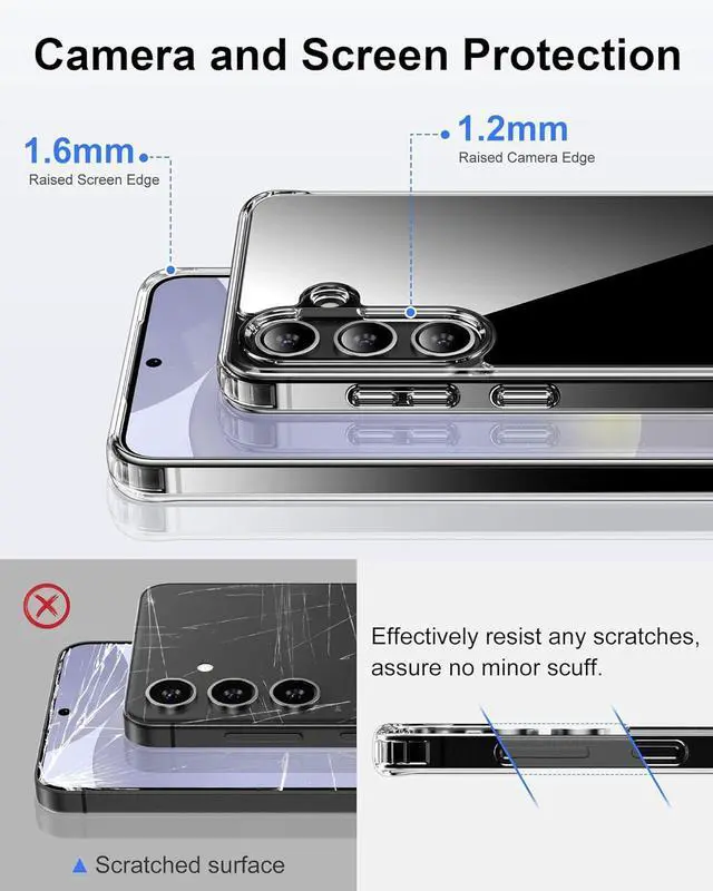 Alt view image 5 of 7 - For Samsung Galaxy S24 Ultra Plus Shockproof Case & Screen Protector & Camera US - For Samsung Galaxy S24