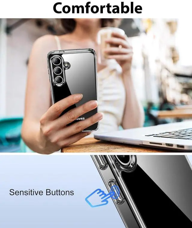 Alt view image 7 of 7 - For Samsung Galaxy S24 Ultra Plus Shockproof Case & Screen Protector & Camera US - For Samsung Galaxy S24