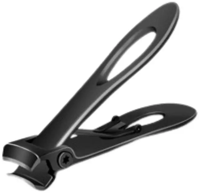 Main image of Extra Large Toe Nail Clippers For Thick Hard Nails Cutter Heavy Duty Stainless - Small Black