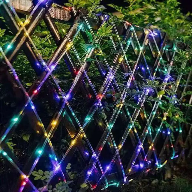 Alt view image 5 of 7 - 33FT 100 LED Strip Rope Light Tube String Outdoor Garden Party Decoration Lights - Warm White