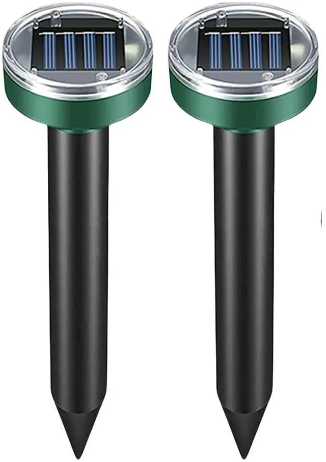 Main image of Solar Power Animal Ultrasonic Repellent Mice Gopher Mole Pest Snake Repeller LED - Multicolor