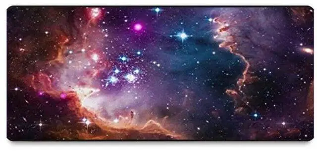 Main image of Extended Gaming Mouse Pad Desk Keyboard Mat Large Size 800MM X 300MM 31x12 - Galaxy