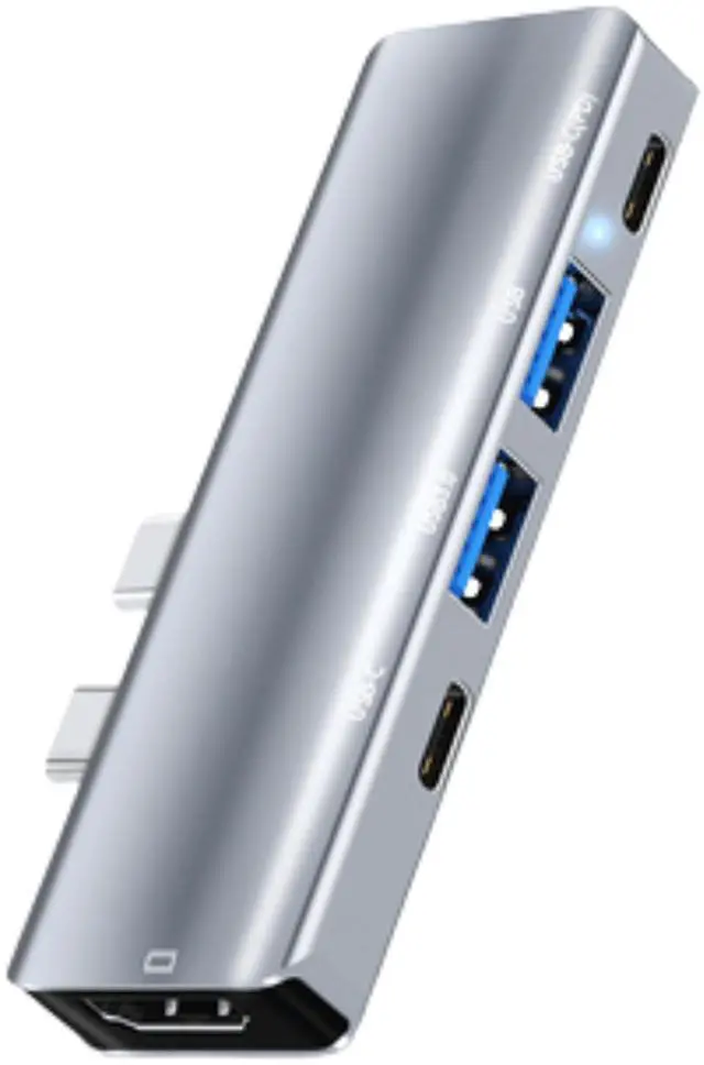 Main image of Multiport USB-C Hub Type C To USB 3.0 4K HDMI Adapter For Macbook Pro / Air USA - 5-in-1