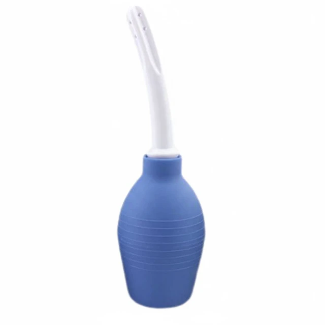 Main image of 310ml personal Vaginal Bulb Douche Colonic Irrigation Rubber Enema Bag Cleaner Kit - Blue