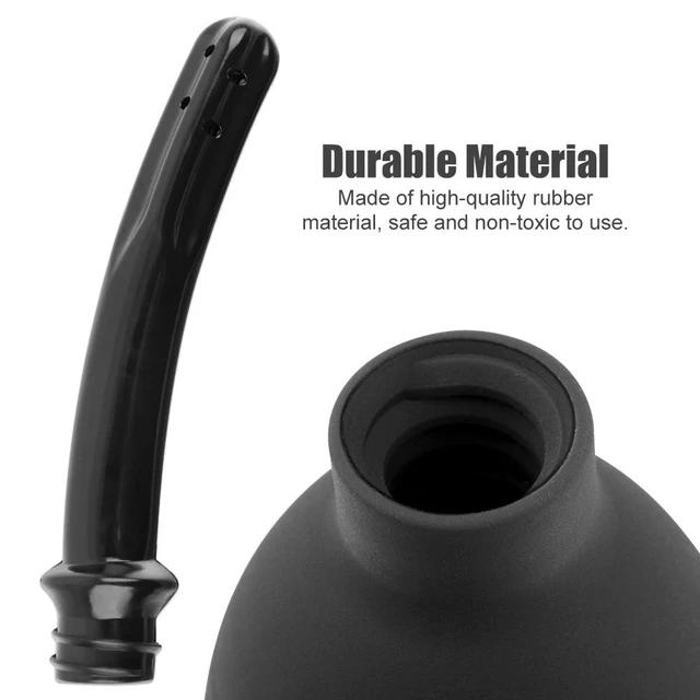 Alt view image 4 of 7 - 310ml personal Vaginal Bulb Douche Colonic Irrigation Rubber Enema Bag Cleaner Kit - Blue