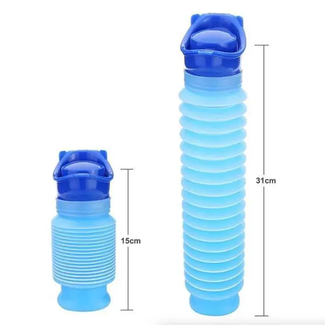 Alt view image 6 of 7 - Male Female Portable Urinal Travel Camping Car Toilet Pee Bottle Emergency Kit - 1 Pack