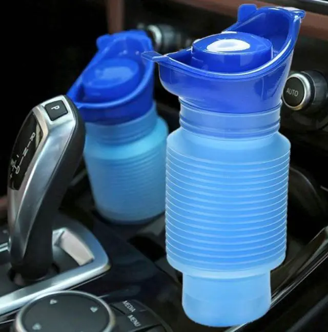 Alt view image 7 of 7 - Male Female Portable Urinal Travel Camping Car Toilet Pee Bottle Emergency Kit - 1 Pack