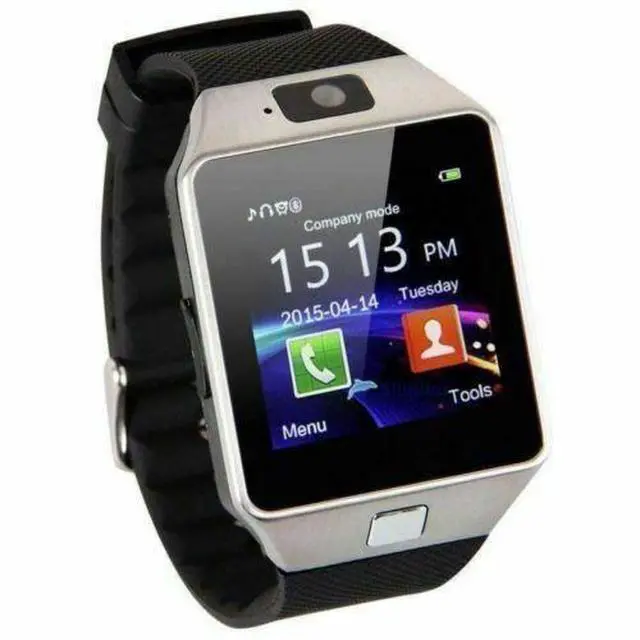 Alt view image 2 of 7 - Bluetooth Smart Watch w/Camera Waterproof Phone Mate For Android Samsung iPhone - Silver