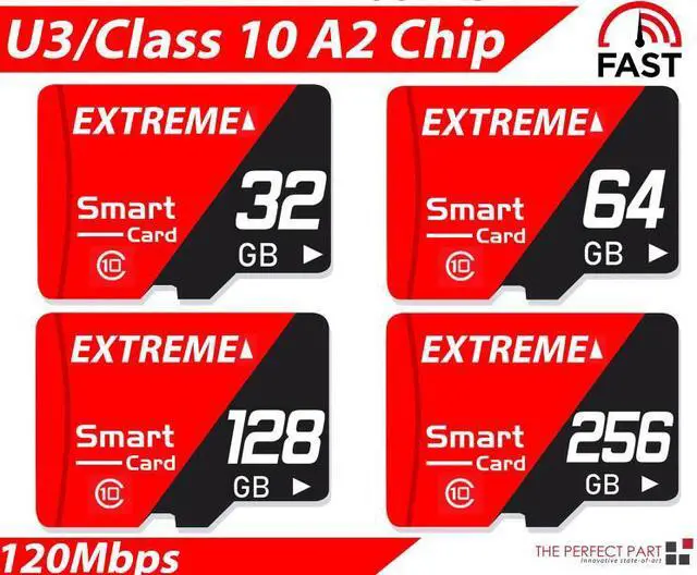 Alt view image 7 of 7 - High Speed Memory For Micro SD Card 32GB 64GB 128GB 256GB TF Card Ultra Class 10 - 32GB