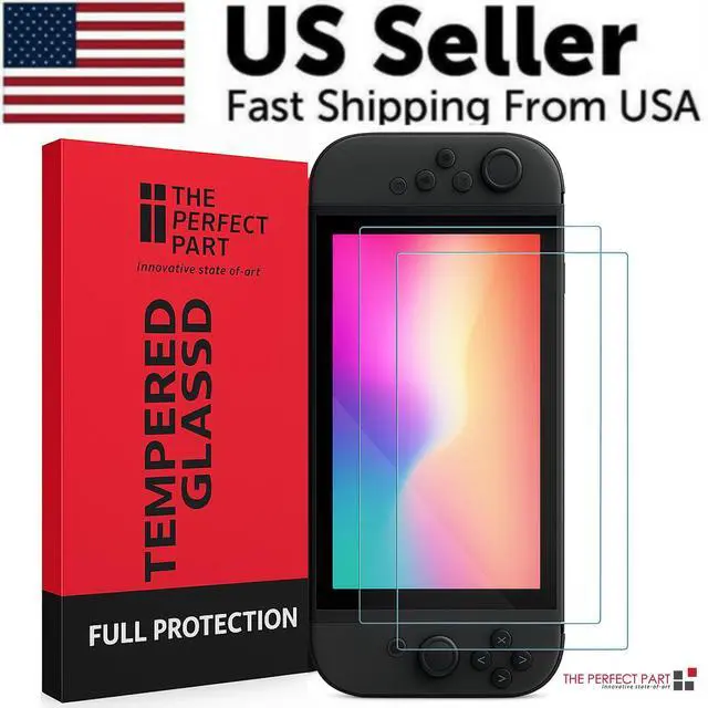 Alt view image 3 of 7 - 2x HD Tempered Glass Screen Protector Guard For Nintendo Switch 2 2025/OLED/Lite - For Nintendo Switch