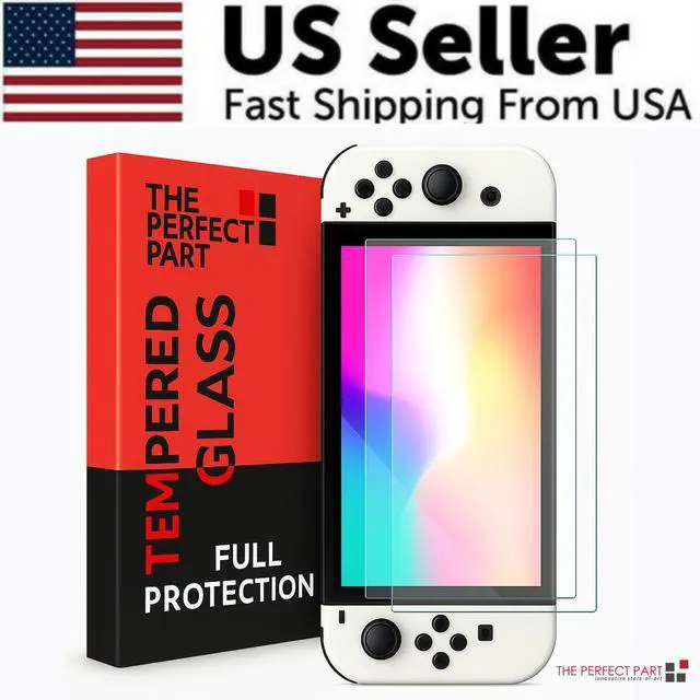 Alt view image 2 of 7 - 2x HD Tempered Glass Screen Protector Guard For Nintendo Switch 2 2025/OLED/Lite - For Nintendo Switch OLED