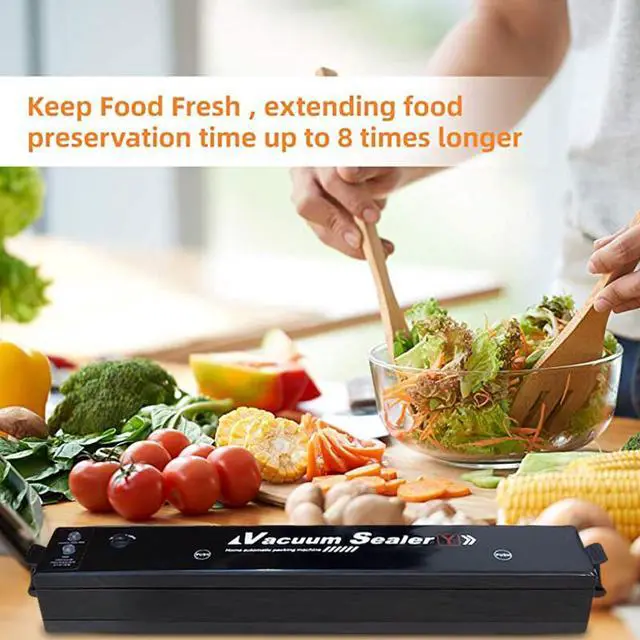 Alt view image 4 of 7 - Vacuum Sealer Machine Food Preservation Storage Saver Automatic With Seal Bag - 50Pcs Vacuum Bags