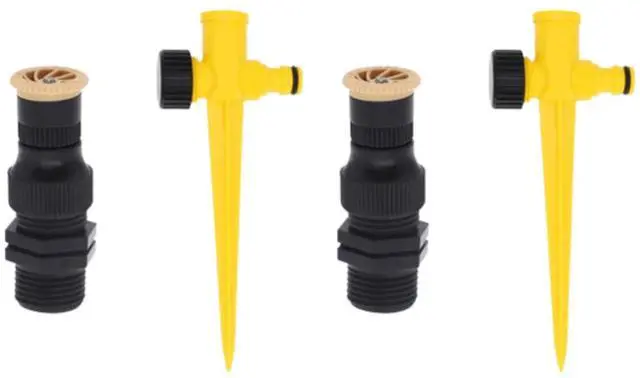 Main image of 360° Rotation Auto Irrigation System Garden Lawn Sprinkler Patio Save Water USA - 2 Pack