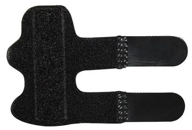 Main image of Adjustable Trigger Finger Splint Straightener Corrector Brace Support Protector - Black - 1 Pack