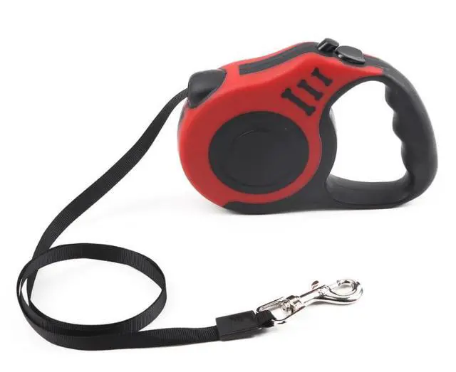 Alt view image 5 of 7 - 16.5FT Automatic Retractable Dog Leash Pet Collar Automatic Walking Lead Free US - Pink