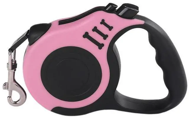 Main image of 16.5FT Automatic Retractable Dog Leash Pet Collar Automatic Walking Lead Free US - Pink