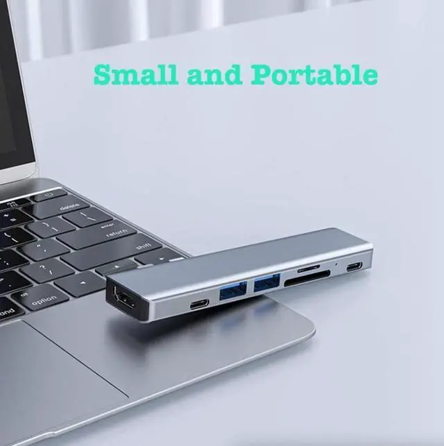 Alt view image 4 of 6 - USB-C Type C to USB 3.0 4 Port Hub Splitter For PC Mac Phone MacBook Pro iPad