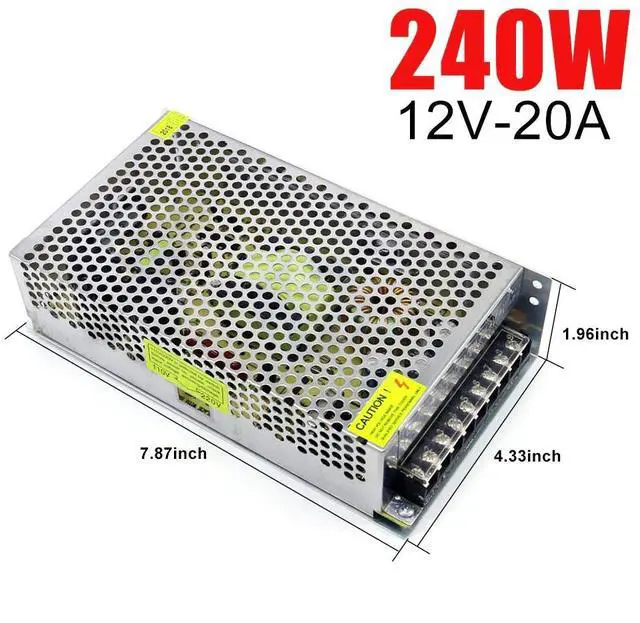 Main image of Switch Power Supply Transformer AC 110V To DC 5V 12V 24V Adapter For LED Strip - 12 V
