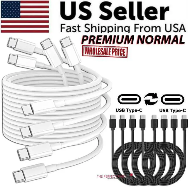 Main image of Braided USB C Type-C Fast Charging Data SYNC Charger Cable Cord 3/6/10FT Lot - 6FT