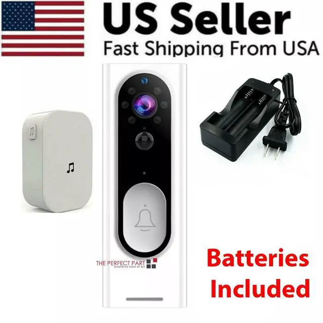 Main image of WiFi Ring Doorbell 1080P HD Security Camera Wireless Door Bell Camera With Chime - Yes